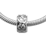 Sterling Silver Heart Clip Charm Bead for Bracelet