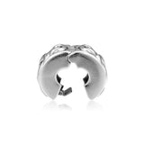 Sterling Silver Heart Clip Charm Bead for Bracelet