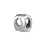 925 Silver Letter O Alphabet Beads Charms Bracelets Jewelry Gift