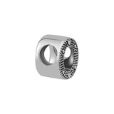 925 Silver Letter O Alphabet Beads Charms Bracelets Jewelry Gift