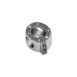 925 Silver Letter Q Alphabet Beads for Bracelets Women Jewelry Gift