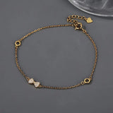 925 Silver Bowknot Chain Bracelet for Women Hypoallergenic Jewelry