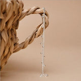 925 Sterling Silver Chain Beads Anklet for Women