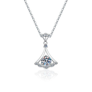 925 Silver Skirt Pendant Necklace for Women