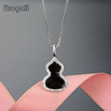 925 Silver Necklace Women Bride Wedding Party Fine Jewelry