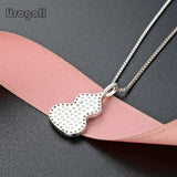 925 Silver Necklace Women Bride Wedding Party Fine Jewelry