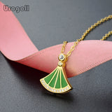 925 Silver Necklace Women Wedding Engagement Party Jewelry