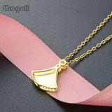 925 Silver Necklace Women Wedding Engagement Party Jewelry