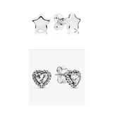 925 Silver Knotted Hearts Emotional Bonds Earrings