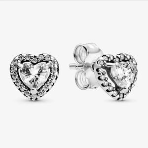 925 Silver Knotted Hearts Emotional Bonds Earrings