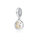 925 Silver Perfect Pals Dangle Charm for Bracelet DIY Jewelry
