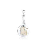 925 Silver Perfect Pals Dangle Charm for Bracelet DIY Jewelry