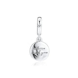 925 Silver Perfect Pals Dangle Charm for Bracelet DIY Jewelry