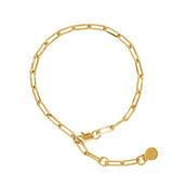 925 Silver Chain Bracelet 18K Plated Link Party Jewelry