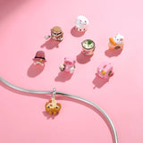 925 Silver Princess Dress Life Kitchen Balloon Hut Charms Beads