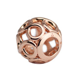 925 Sterling Silver Rose Infinite Shine Charms Beads for Jewelry Making