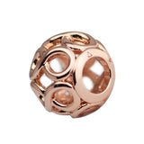 925 Sterling Silver Rose Infinite Shine Charms Beads for Jewelry Making