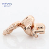 925 Sterling Silver Rose Mushroom Charm