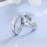 925 Silver Hoop Earrings 15mm Charm Pattern Wedding Party Jewelry