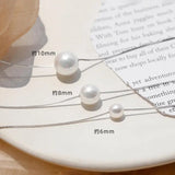 925 Silver Pearl Pendant Necklace Women's Jewelry Gift