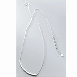 925 Silver Smile Clavicle Necklace Slim Chain Style Collar Bijoux