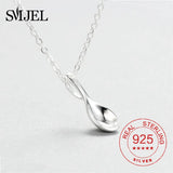 925 Sterling Silver Spoon Pendant Necklace for Men Women