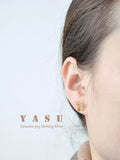 925 Silver Hollow Butterfly Stud Earrings Bohemian Wedding Jewelry