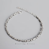 925 Silver Vintage Chain Bracelet for Men Women