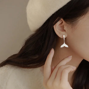 925 Silver Fritillaria Beauty Earrings for Women Wedding Gift
