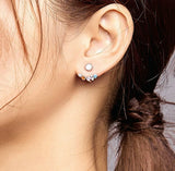 925 Silver Opal Earrings Classic Anniversary Party Jewelry
