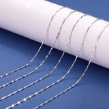 999 Pure Silver Neck Chain Necklace for Women Girl