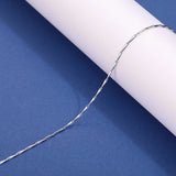 999 Pure Silver Neck Chain Necklace for Women Girl
