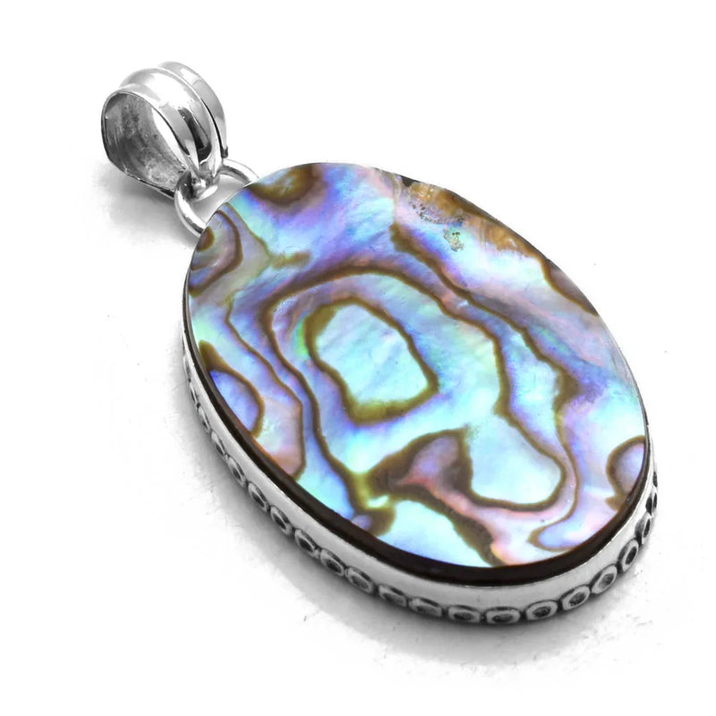 Abalone Shell Pendant 925 Sterling Silver AP9118