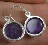 Amethyst 925 Sterling Silver Earrings 26.8 mm AE2545