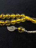 Midyat Silver Amber Rosary Islamic Tassels