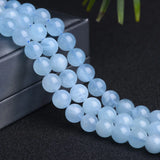 5A Aquamarine Loose Bead Stone for DIY Jewelry Making