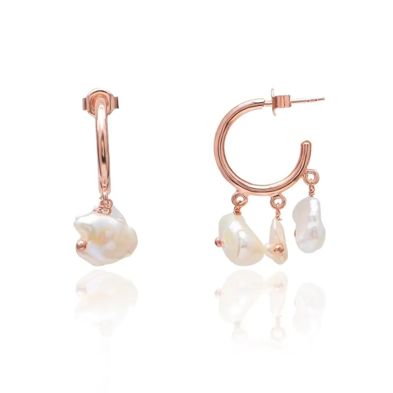 Baroque Pearl Earrings Women