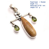 Rose Quartz Turquoise Lapis Lazuri Fluorite Amazonite Pendant