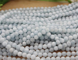 Aquamarine Gemstone Loose Beads 6mm Bracelets Necklaces DIY Crystal