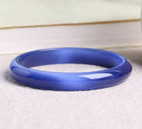 Opal Cat Eye Bangle Natural Gemstone Jewelry