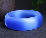 Bright Sky Cat Eye Bangle Opal Gem Jewelry