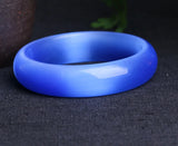 Bright Sky Cat Eye Bangle Opal Gem Jewelry