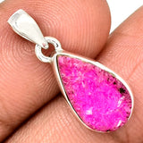 COBALT DRUZY Pendant 925 Sterling Silver Total Length : 25 mm