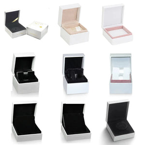 High Collection Jewelry Gift Ring Box with Charm Beads Logo Pattern