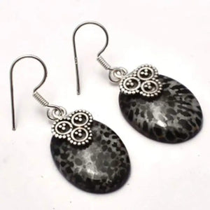Dinosaur Bron 925 Silver Earrings 37mm 2SE0213