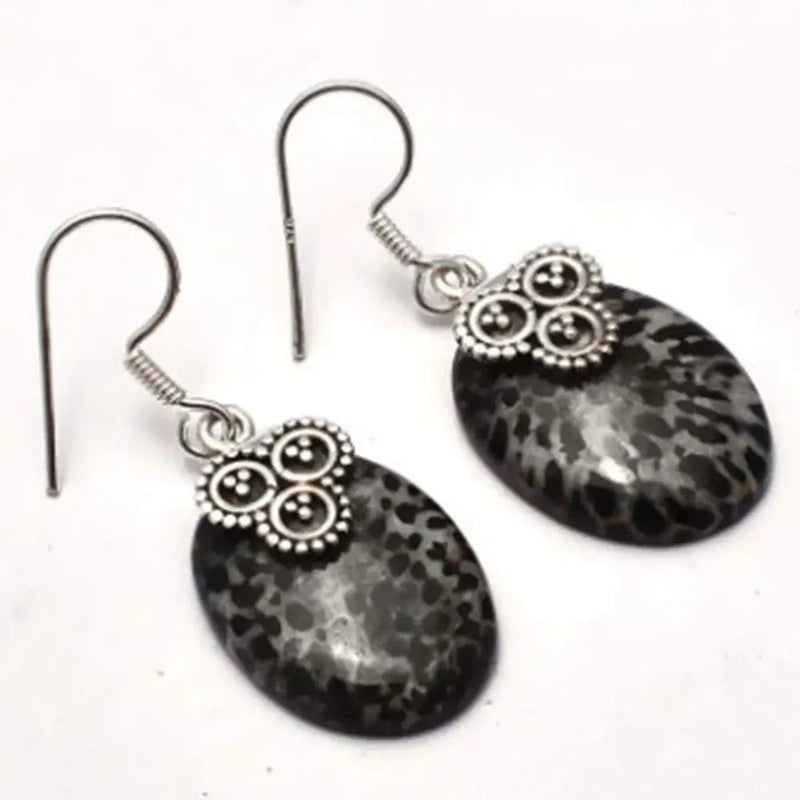 Dinosaur Bron 925 Silver Earrings 37mm 2SE0213