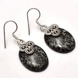 Dinosaur Bron 925 Silver Earrings 37mm 2SE0213