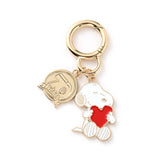 Snoppy Dog Car Keychain Anime Doll Model Ornaments