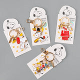 Snoppy Dog Car Keychain Anime Doll Model Ornaments