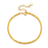 Sterling Silver Bracelet 1.5MM Cauliflower Chain Gypsophila Bracelet